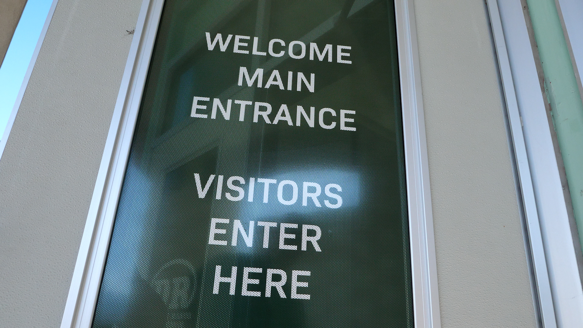  front door of school